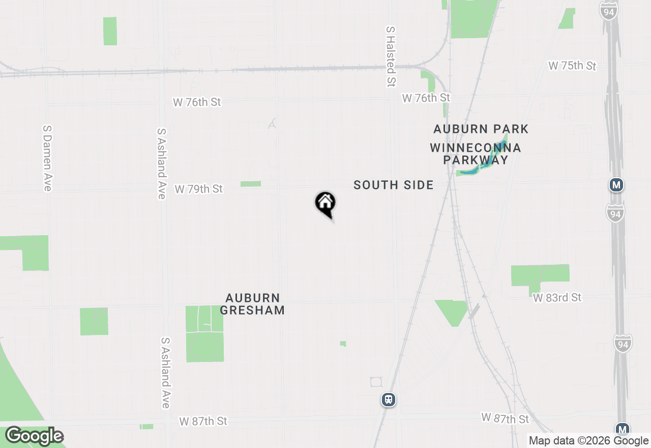 Map of 8017 S Carpenter Street #3, Chicago, IL 60620