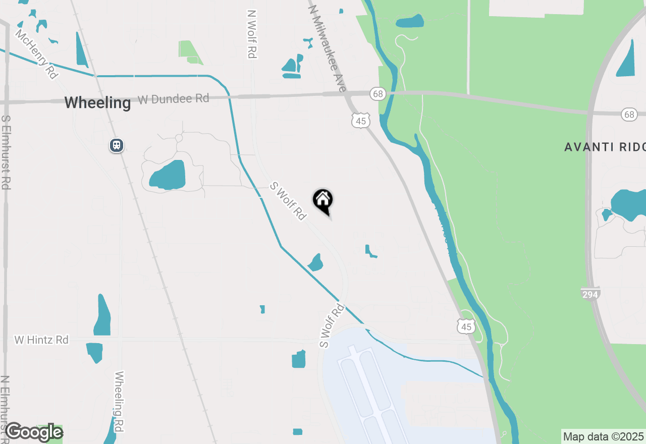 Map of 201 E Manchester Drive, Wheeling, IL 60090