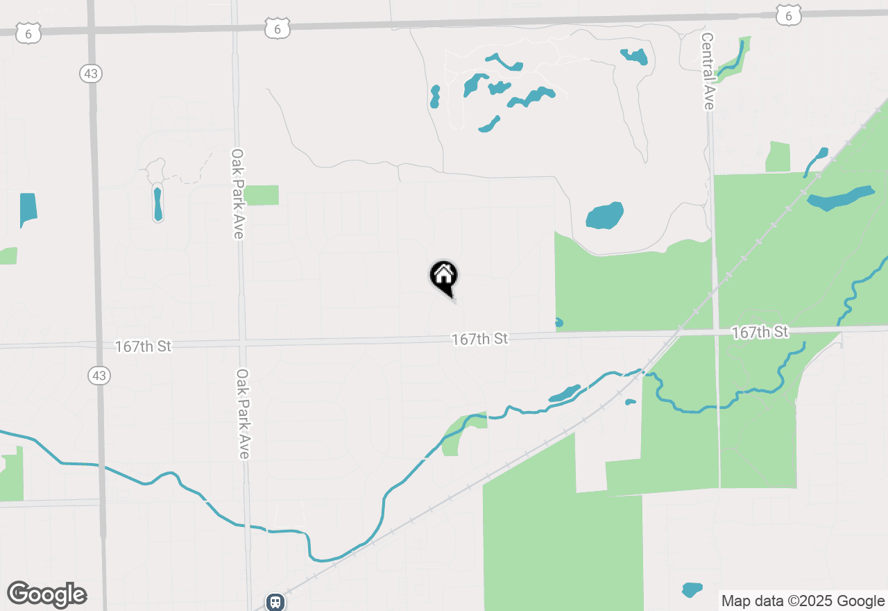 Map of 6241 Gaynelle Road, Tinley Park, IL 60477