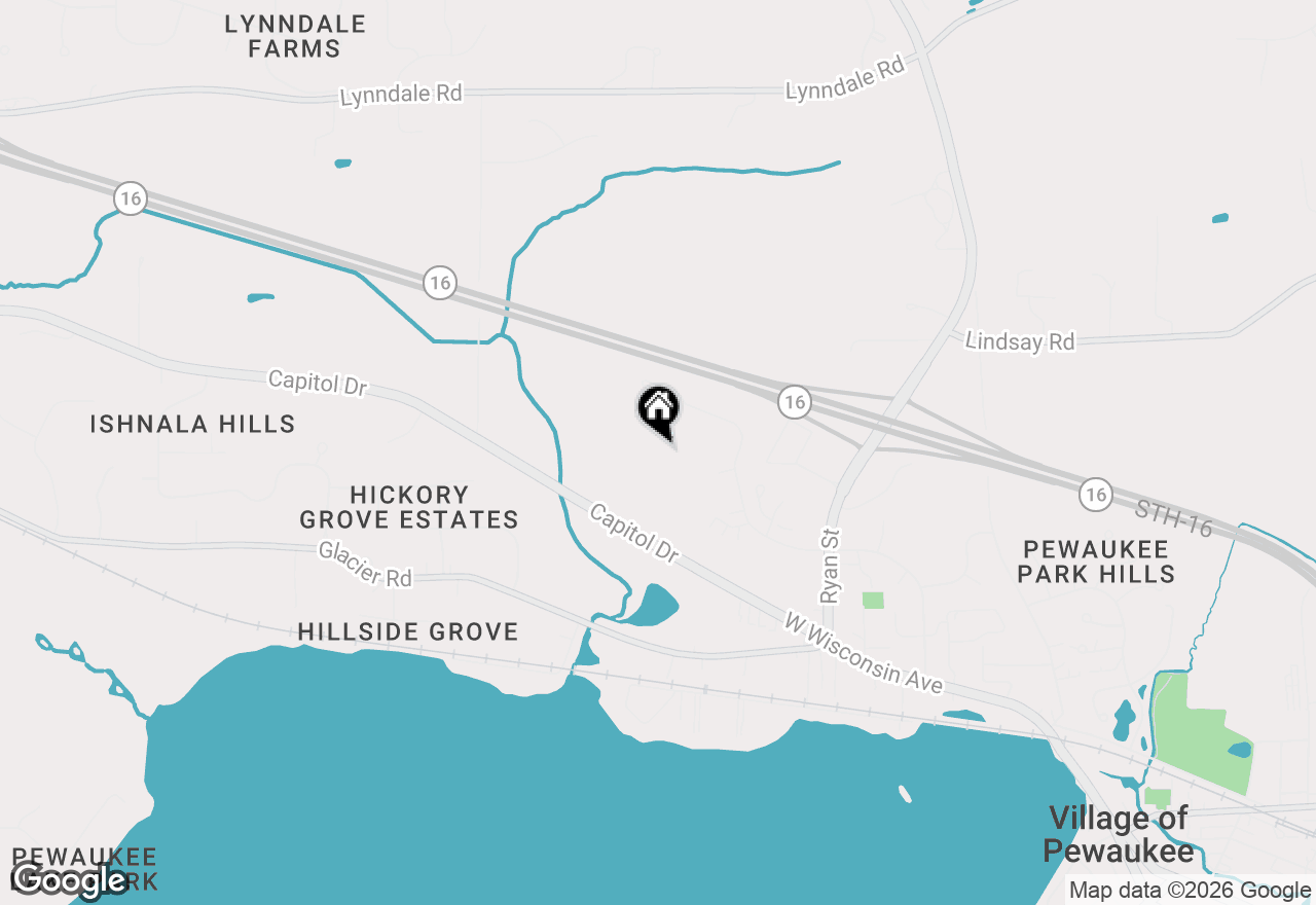Map of 1083 Quinlan Dr #G, Pewaukee, WI 53072