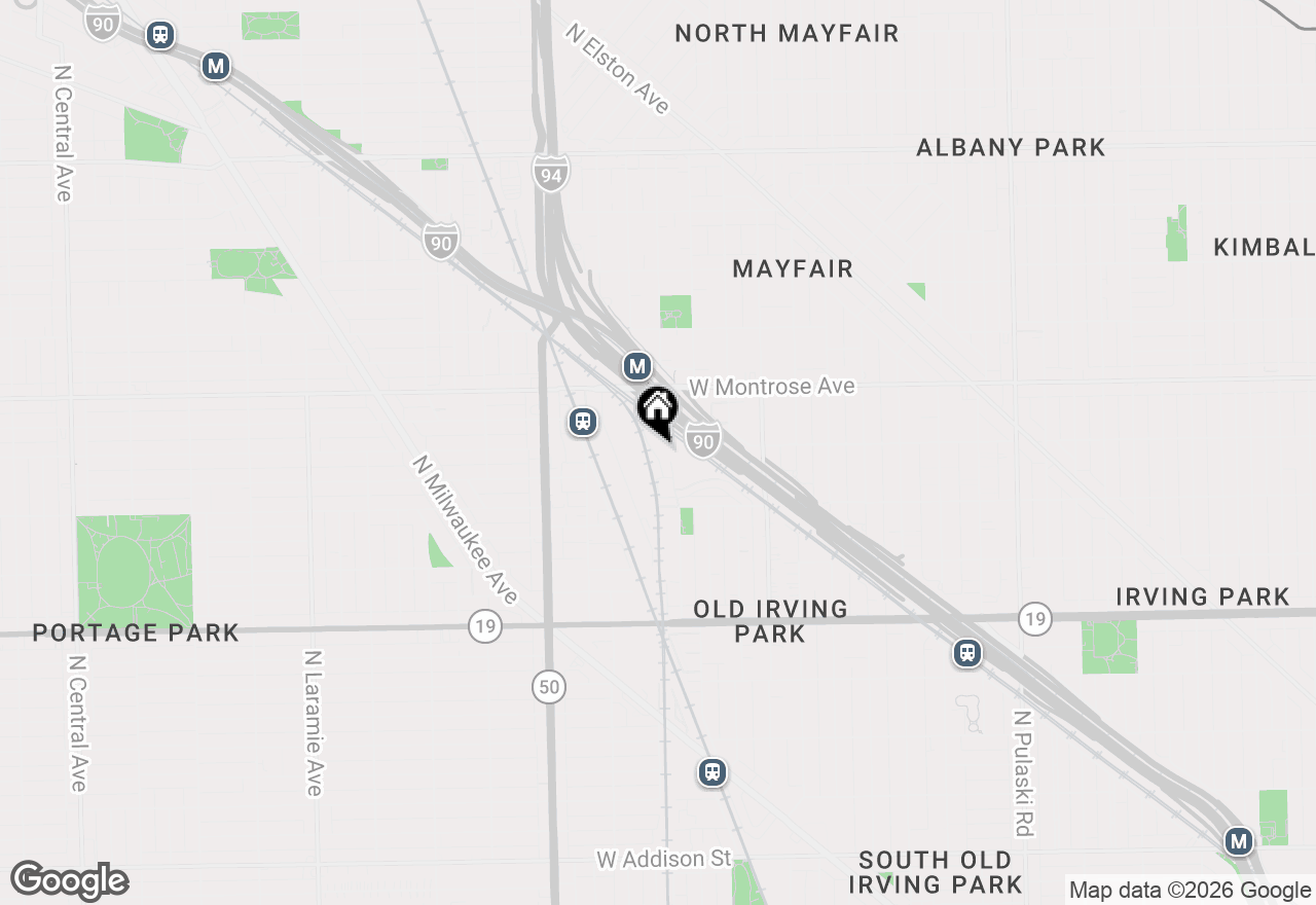 Map of 4257 N Kolmar Avenue, Chicago, IL 60641