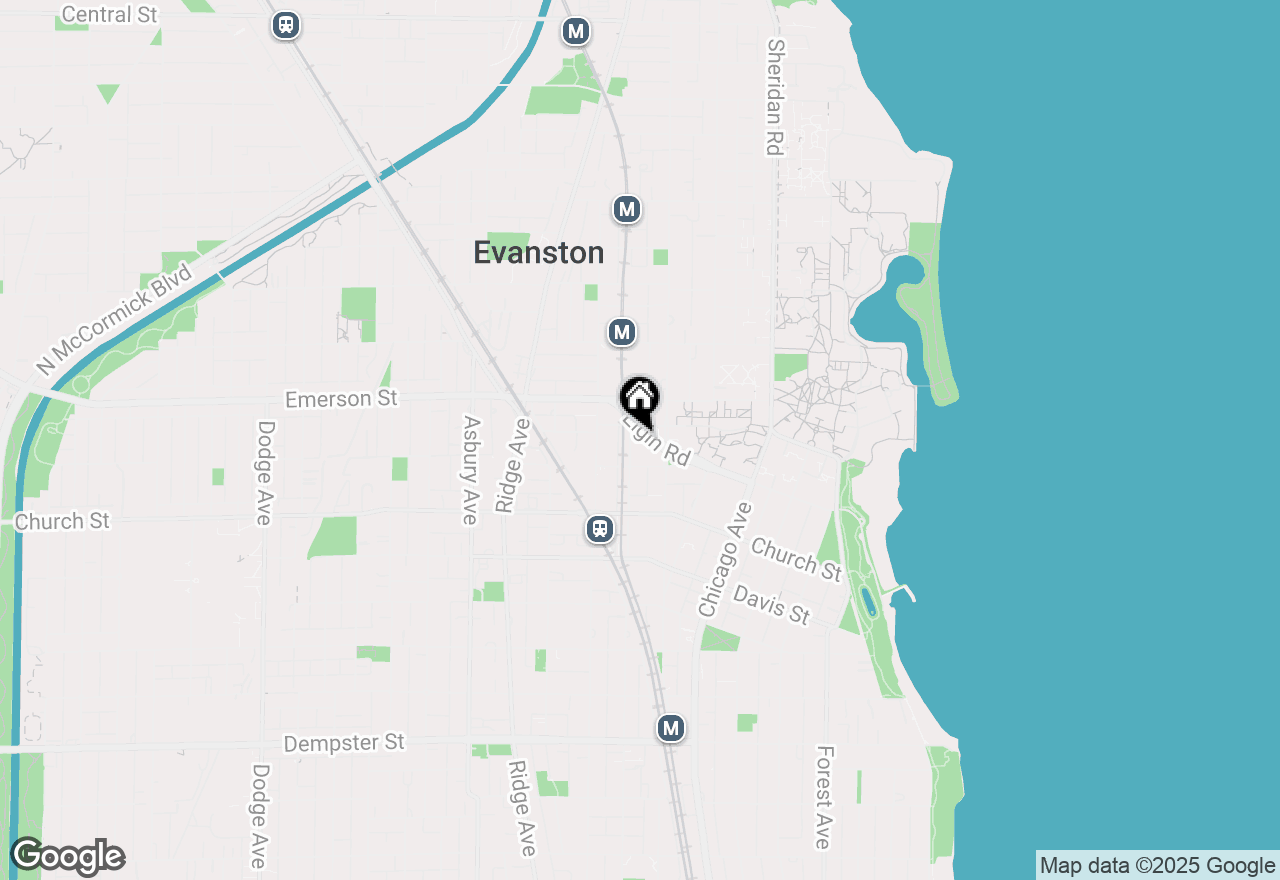 Map of 800 Elgin Road #1201, Evanston, IL 60201