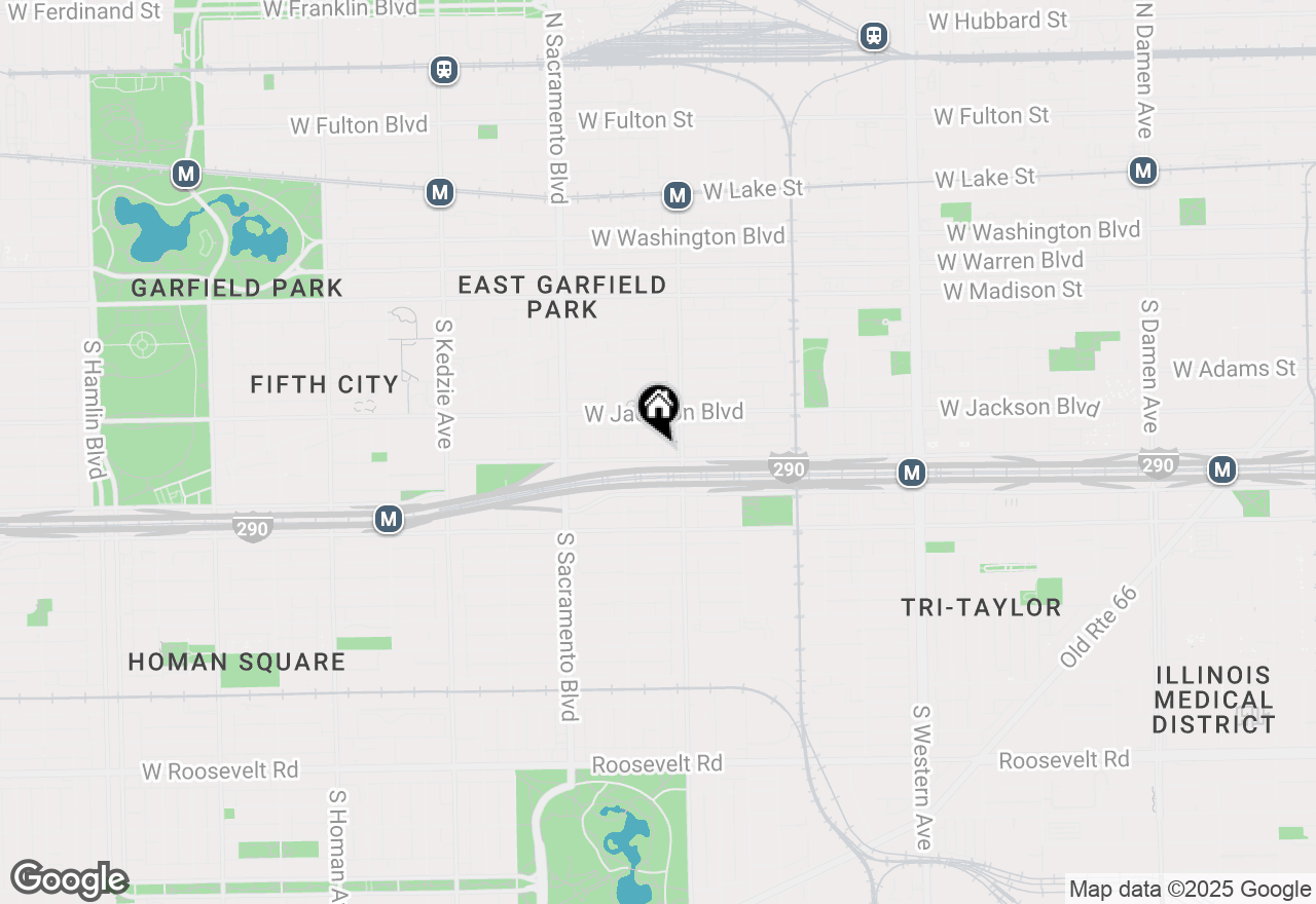 Map of 2824 W Van Buren Street #201, Chicago, IL 60612