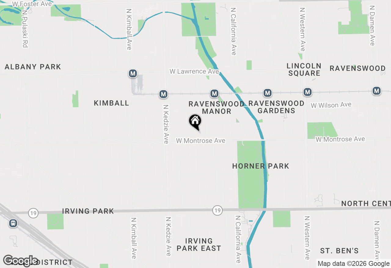 Map of 4419 N Whipple Street #1A, Chicago, IL 60625