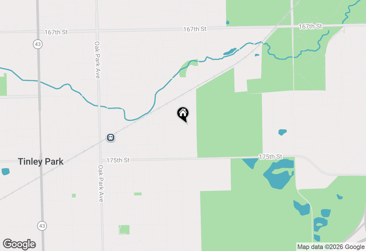 Map of 6217 Longford Lane, Tinley Park, IL 60477