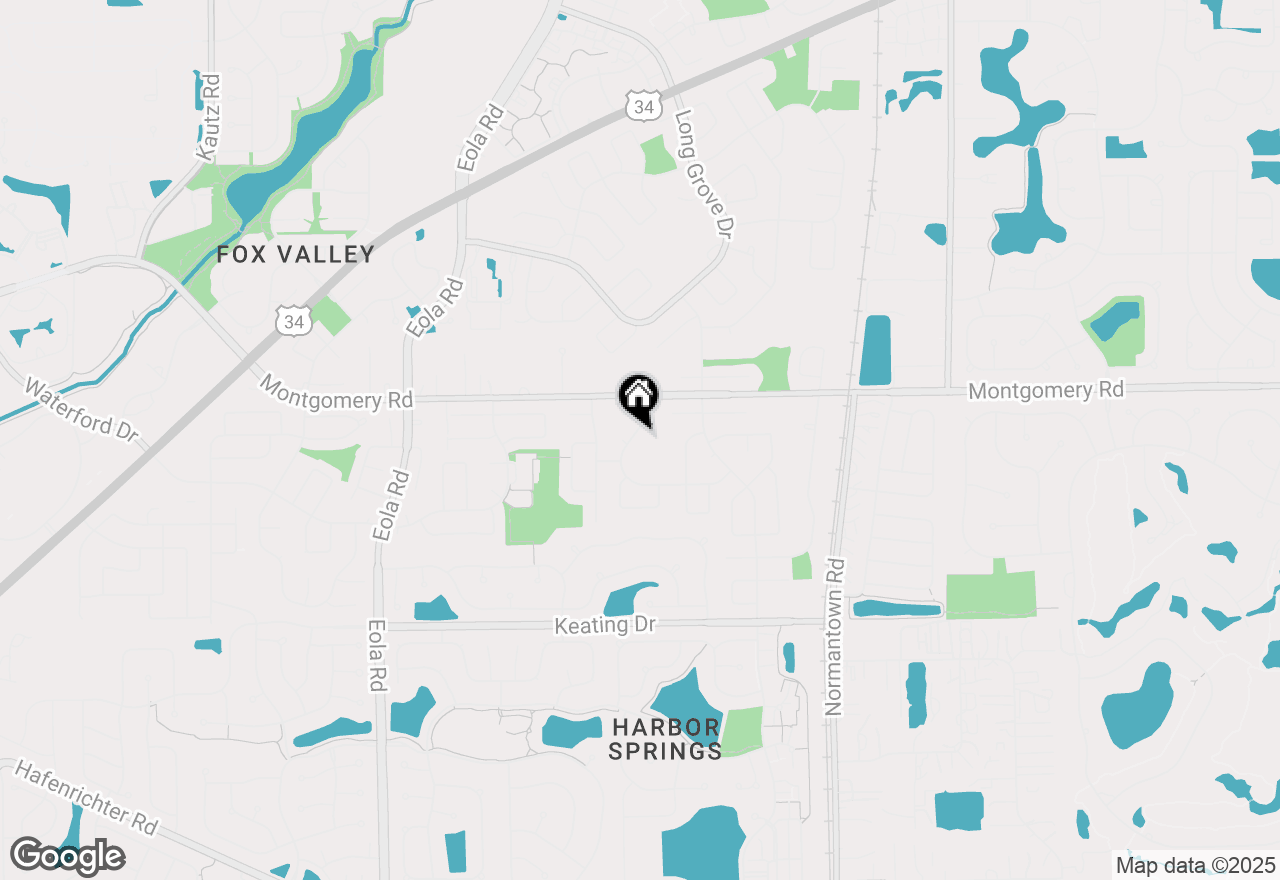 Map of 1420 Bar Harbour Road, Aurora, IL 60504