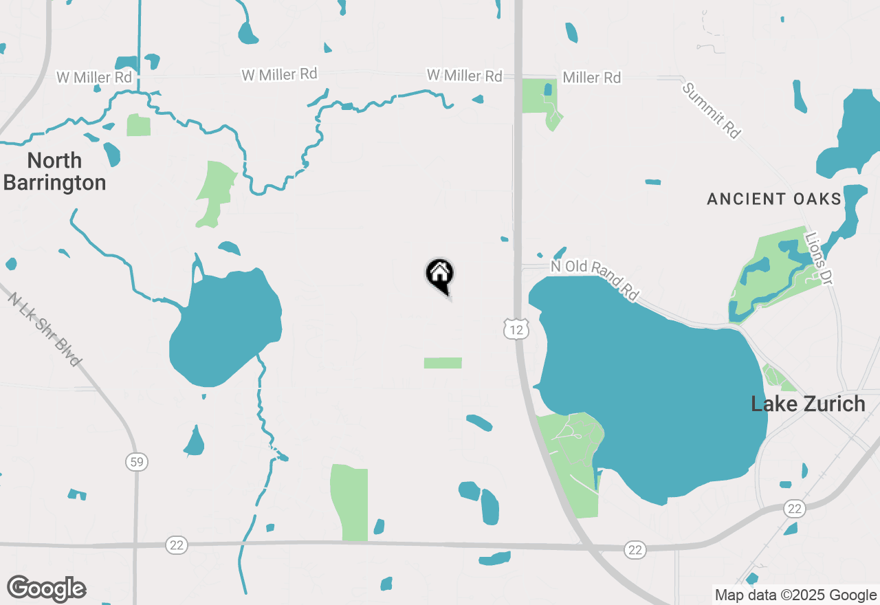 Map of 1151 Country Club Road, Lake Zurich, IL 60047