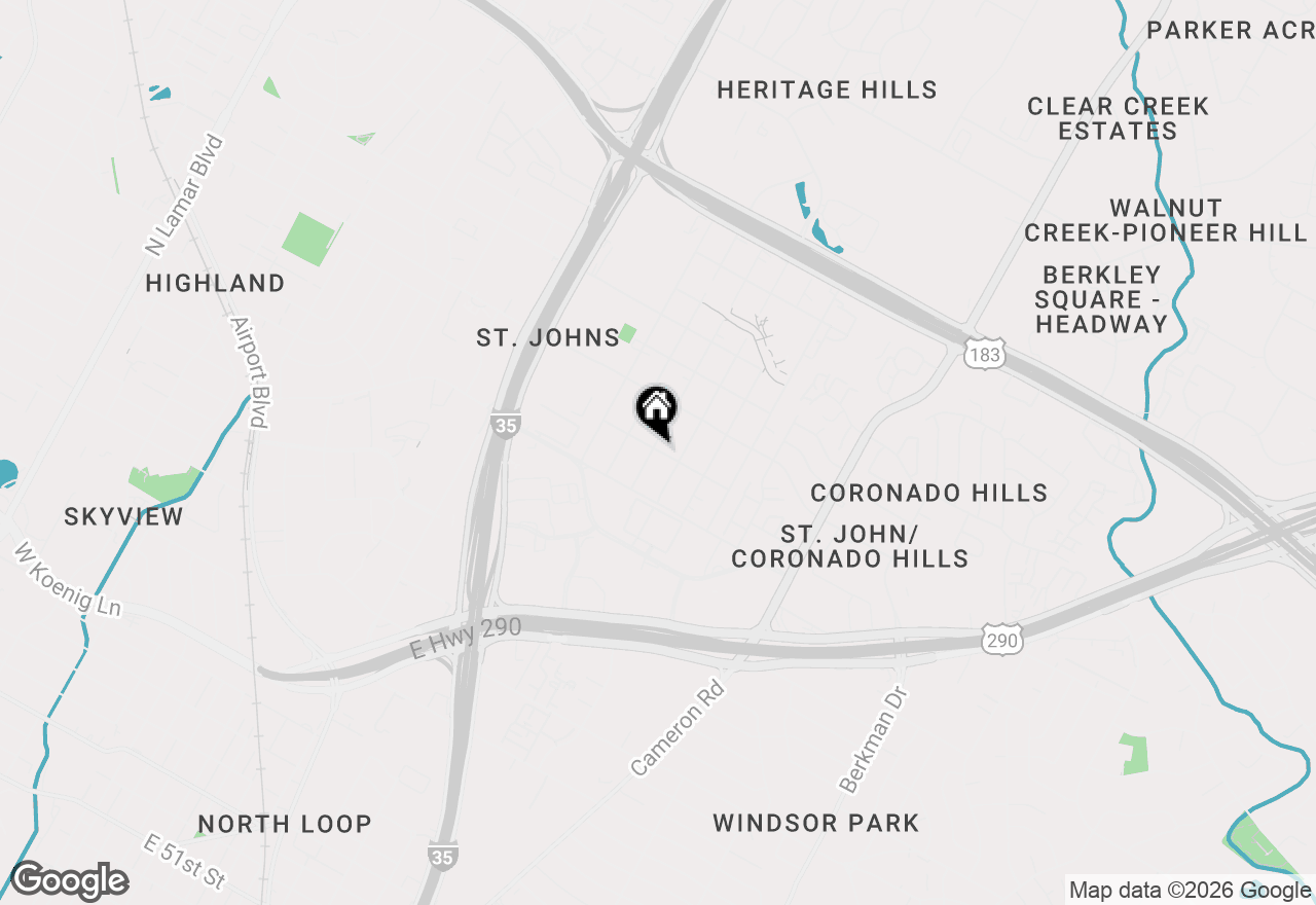 Map of 6920 Bethune Avenue Unit 2 Ave #2, Austin, TX 78752
