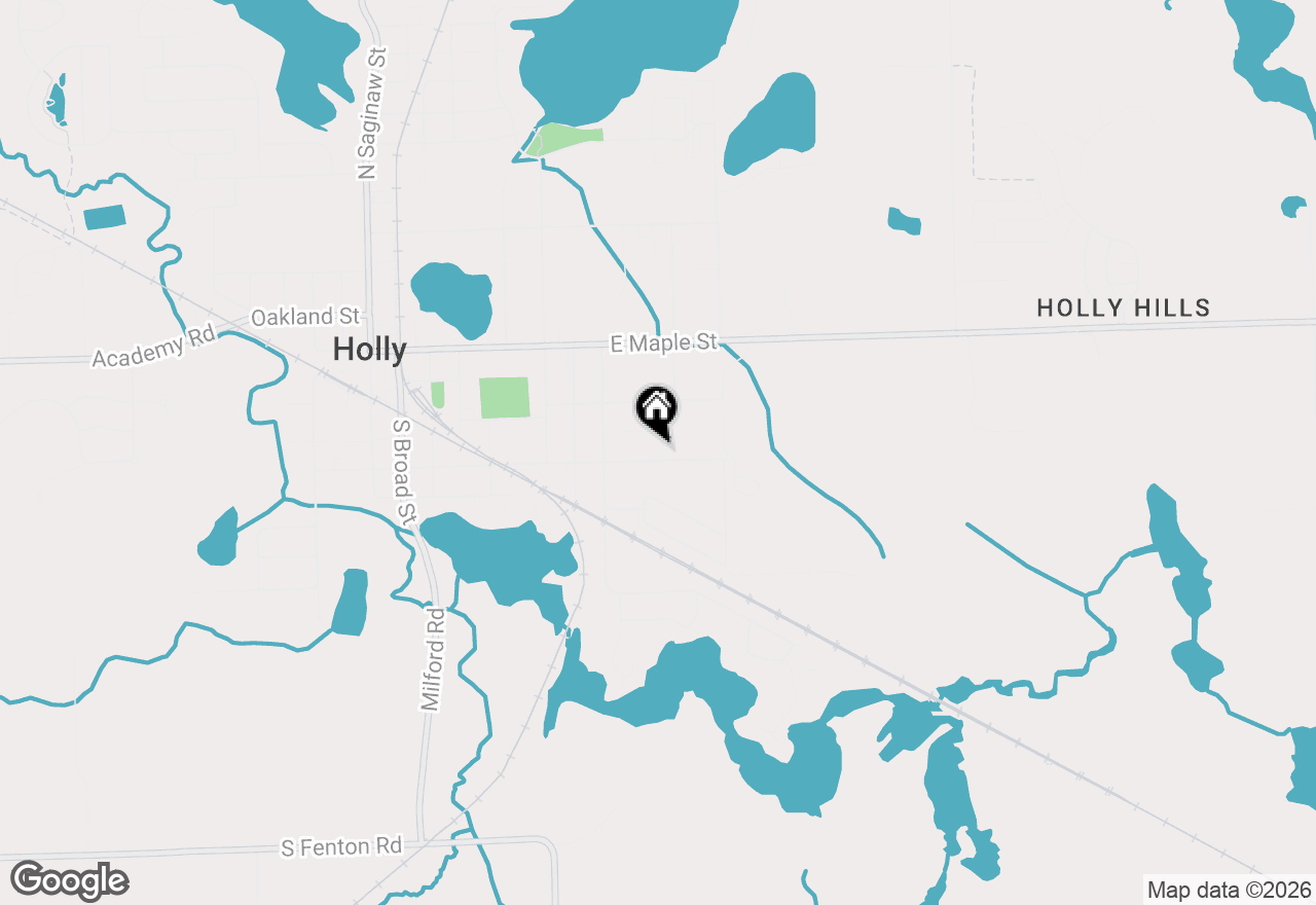 Map of 725 E Sherman Street, Holly, MI 48442