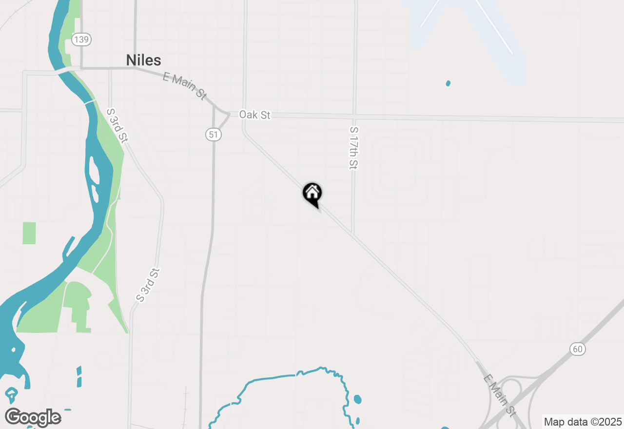 Map of 1526 Inner Drive, Niles, MI 49120