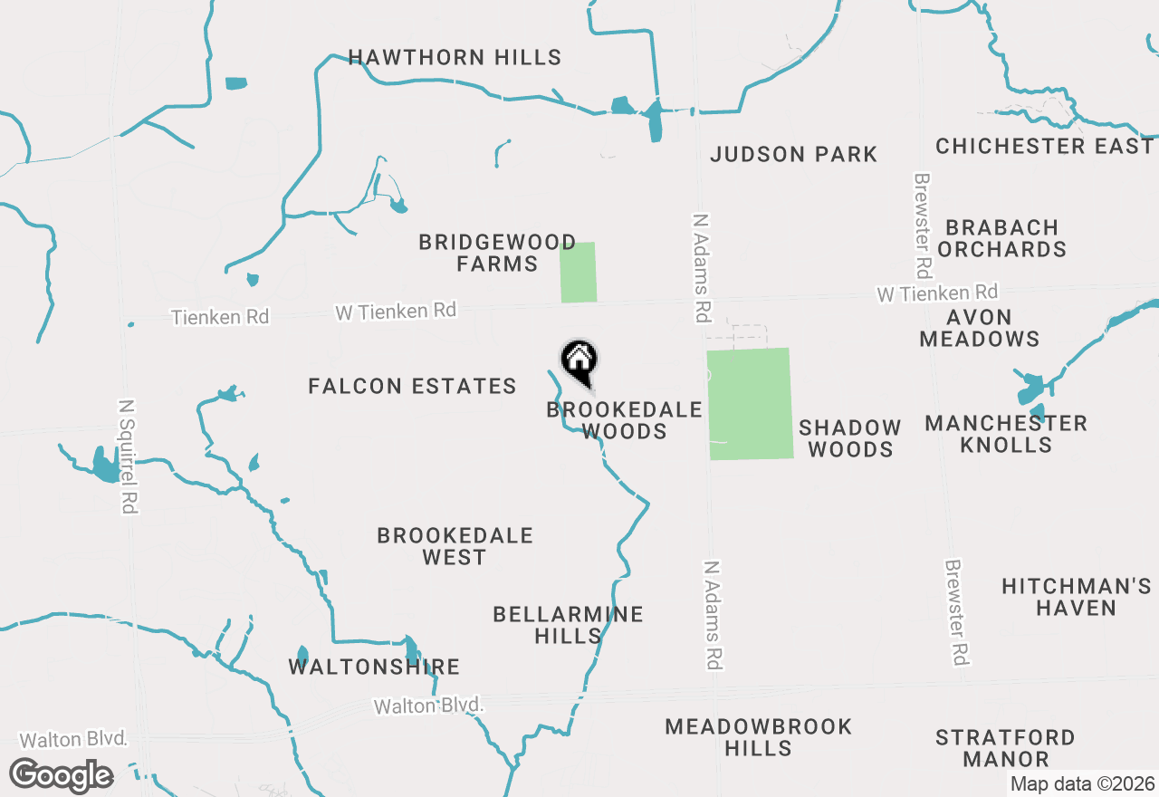 Map of 749 Dunedin Court, Rochester Hills, MI 48309