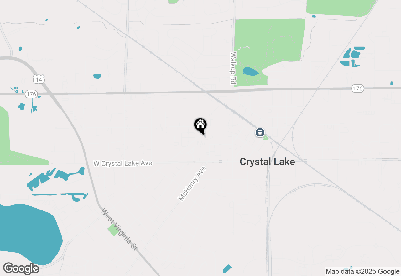 Map of 119 N Dole Avenue, Crystal Lake, IL 60014