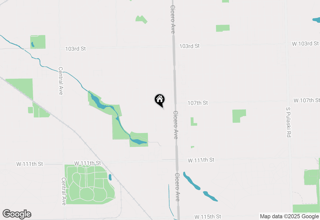 Map of 10720 Lamon Avenue, Oak Lawn, IL 60453