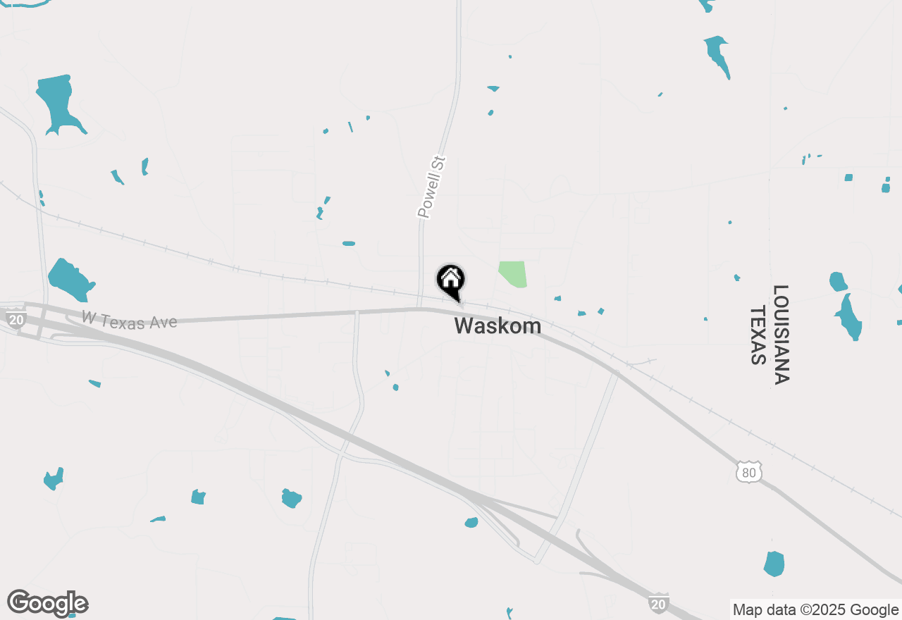 Map of 340 W Texas Avenue, Waskom, TX 75692
