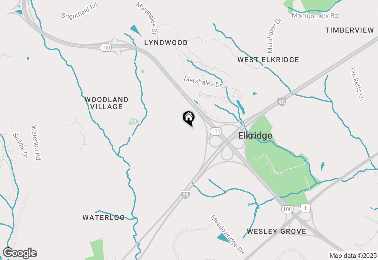 Map of 6584 Meadowfield Court, Elkridge, MD 21075