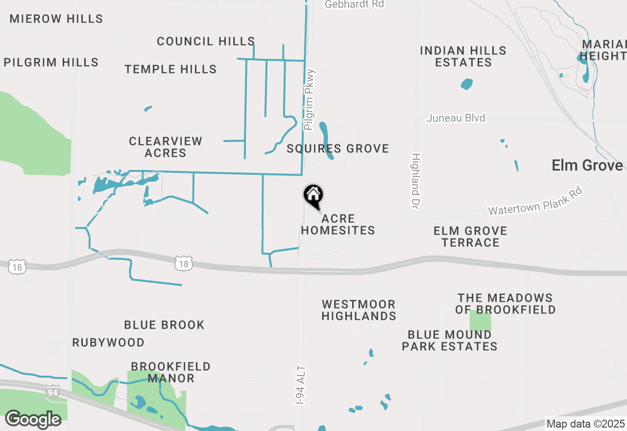 Map of 820 Pilgrim Pkwy #C, Elm Grove, WI 53122