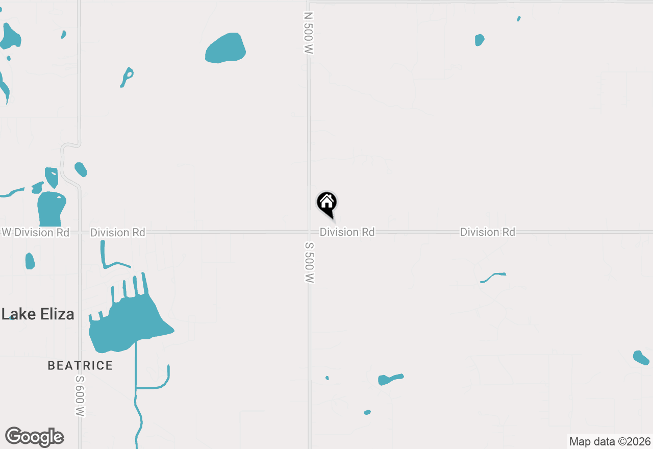 Map of 491 W Division Road, Valparaiso, IN 46385