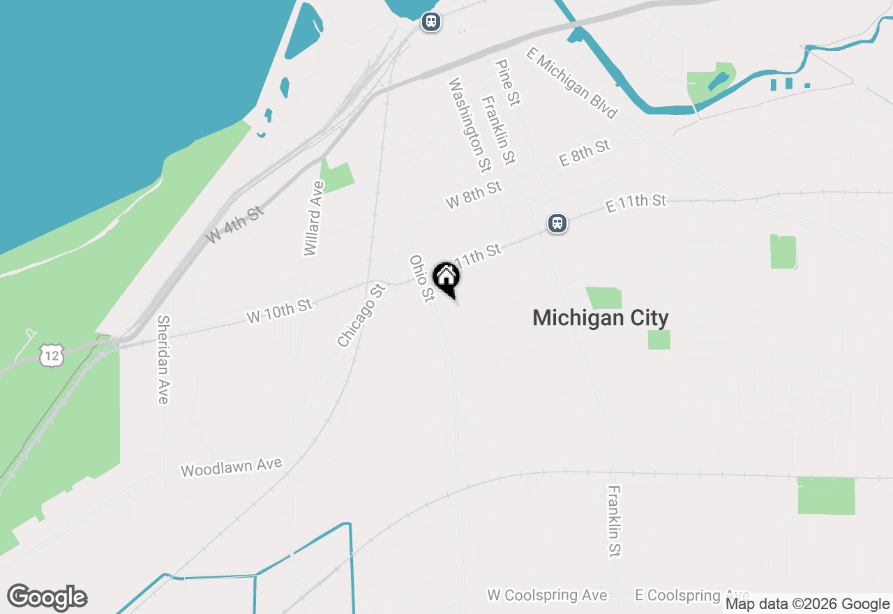 Map of 1301 Elston Street, Michigan City, IN 46360