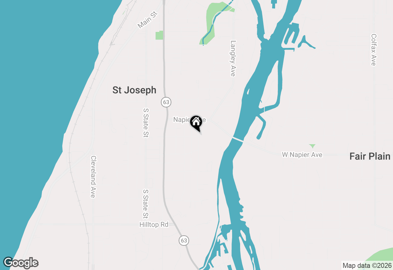 Map of 2524 Morton Avenue, St. Joseph, MI 49085
