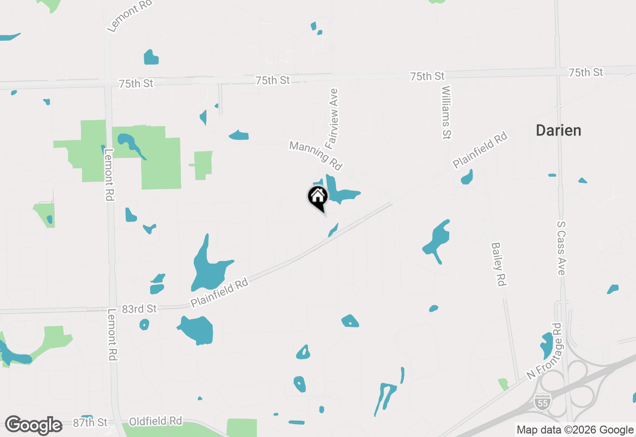 Map of 8025 Woodglen Lane #303, Downers Grove, IL 60516