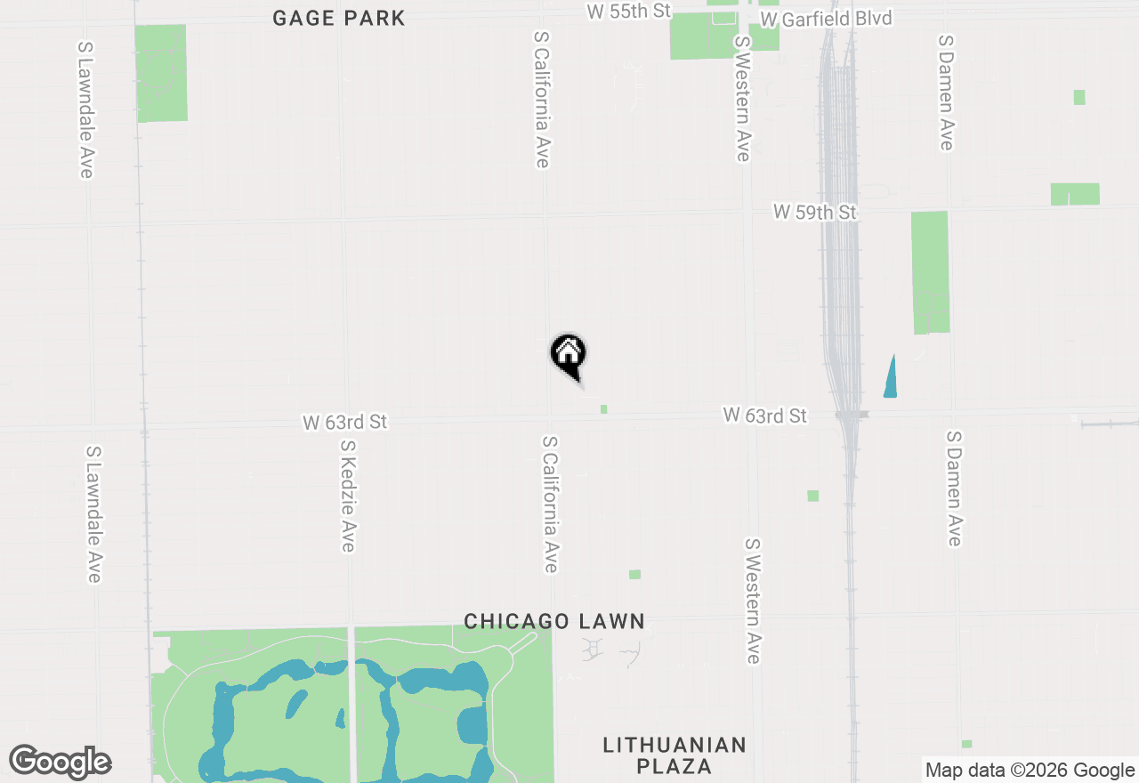 Map of 6228 S Fairfield Avenue, Chicago, IL 60629
