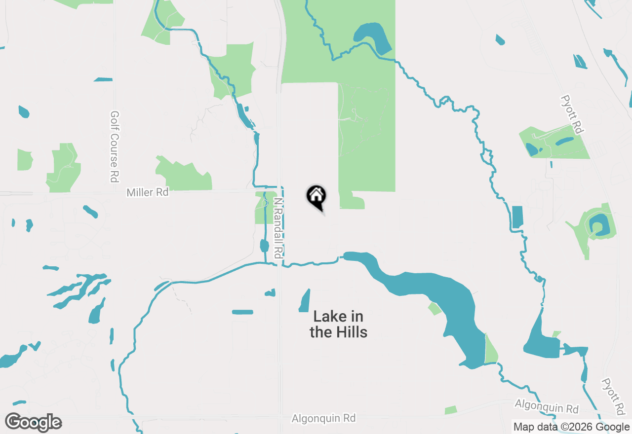 Map of 9 Grant Avenue, Lake In The Hills, IL 60156
