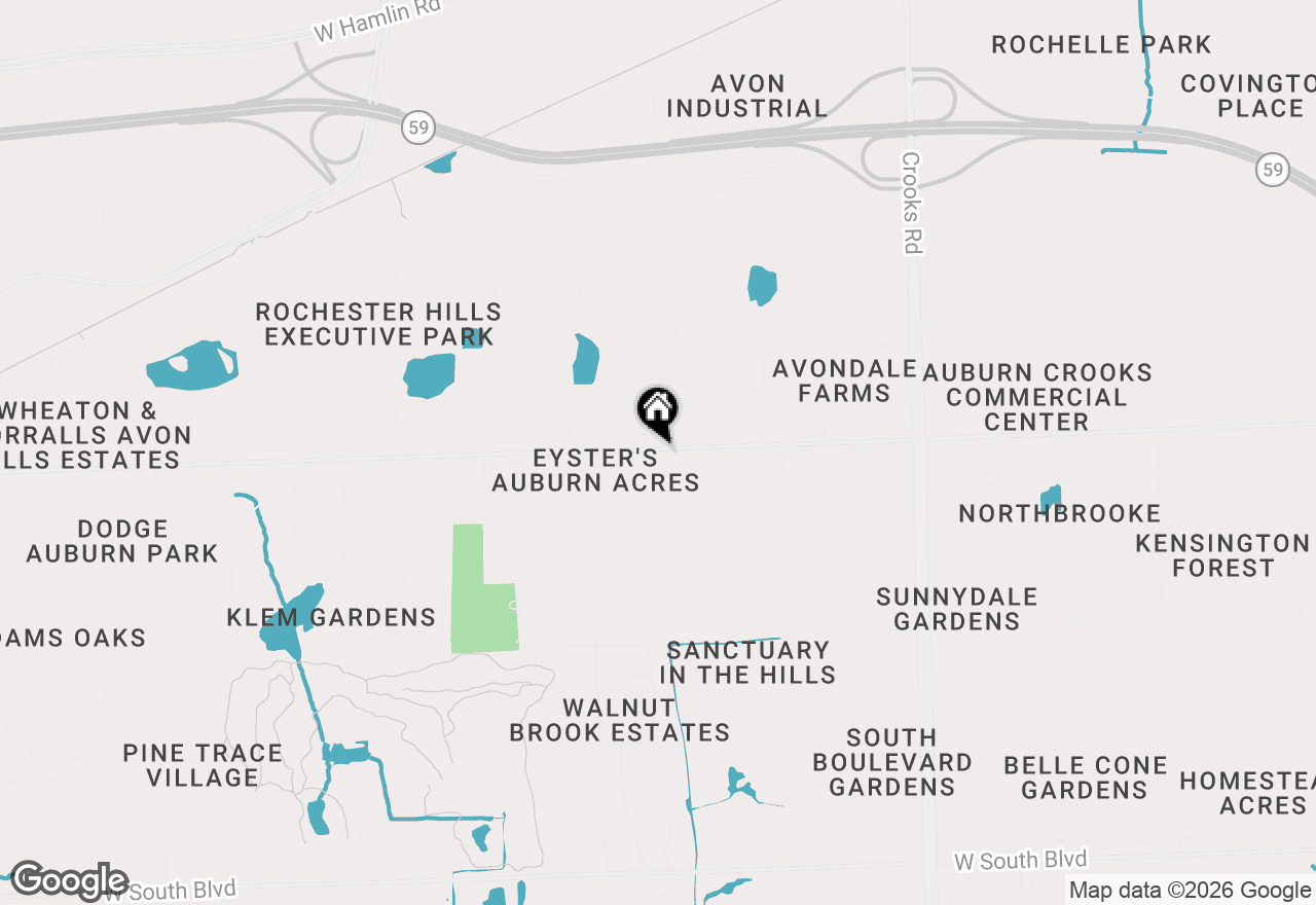 Map of 2 Angara Drive, Rochester Hills, MI 48309