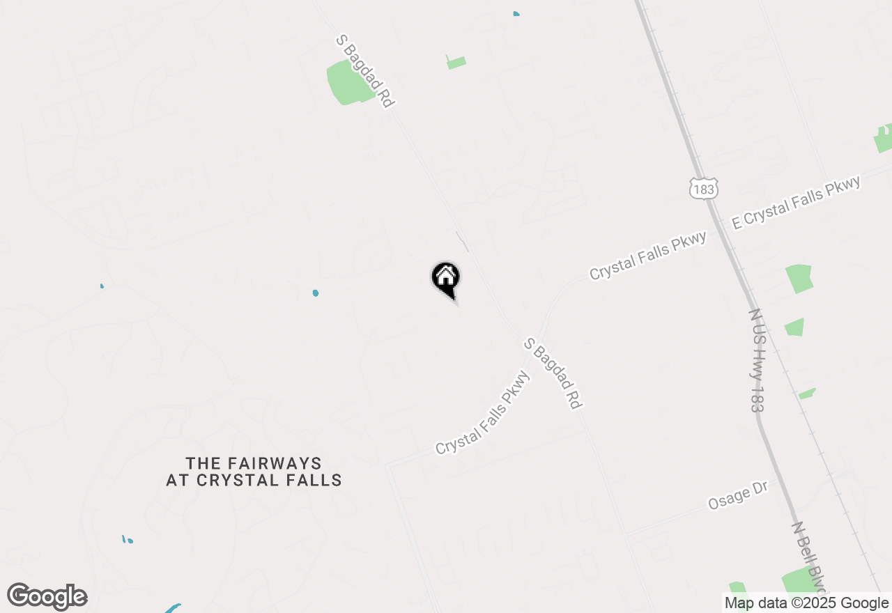 Map of 1609 Greening Way, Leander, TX 78641