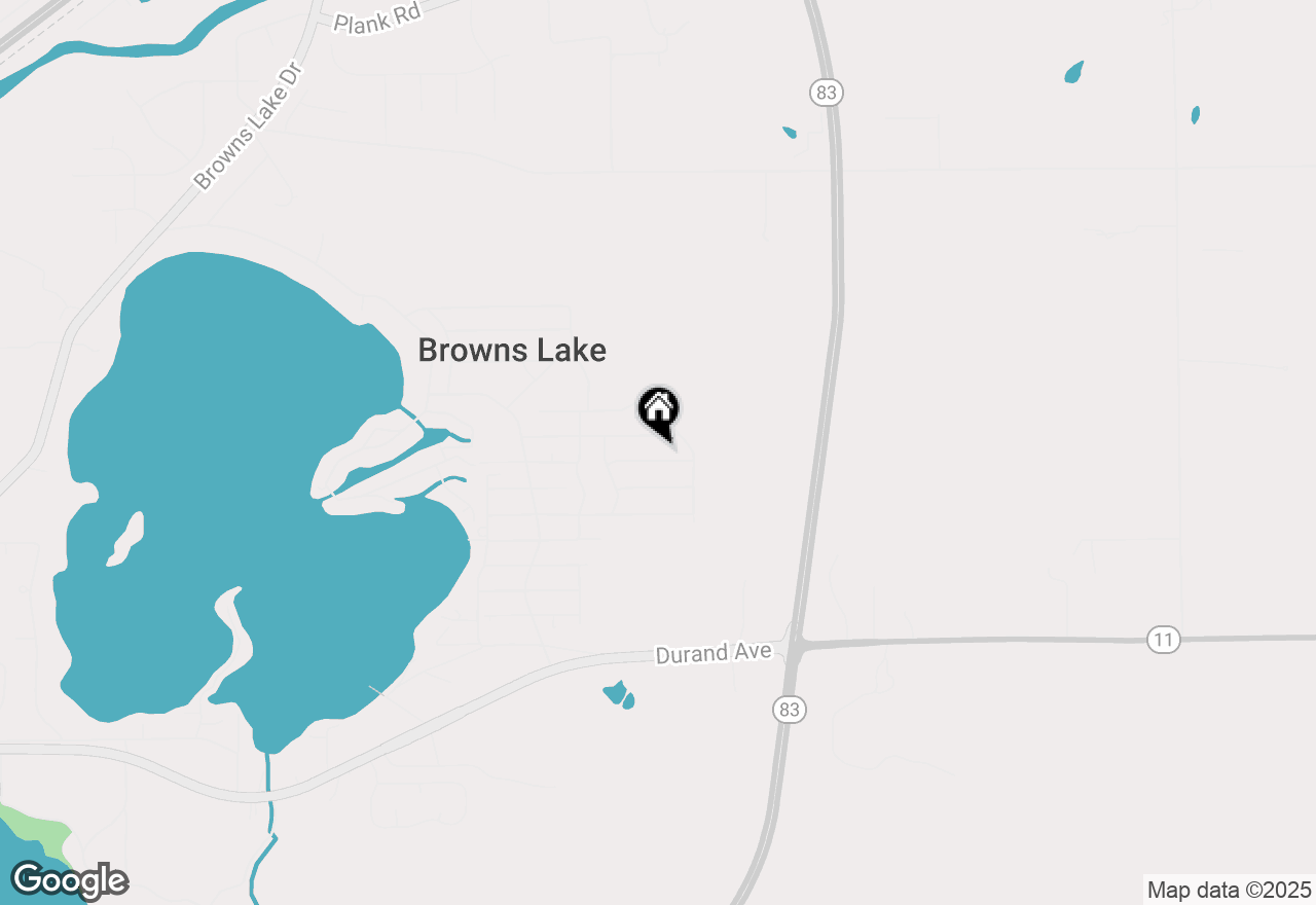 Map of 29834 Woodlawn Dr, Burlington, WI 53105