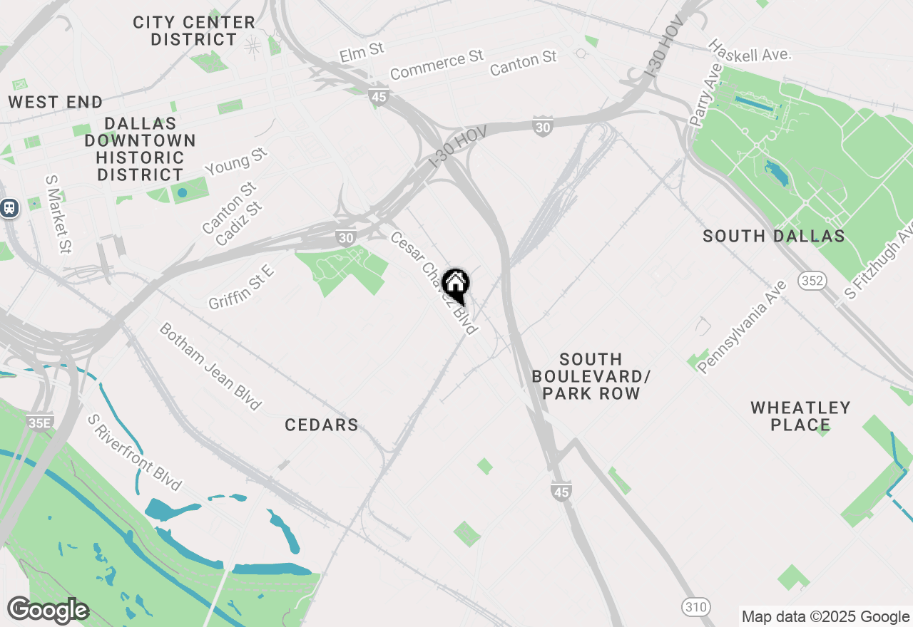 Map of 2080 Kelly Avenue, Dallas, TX 75215