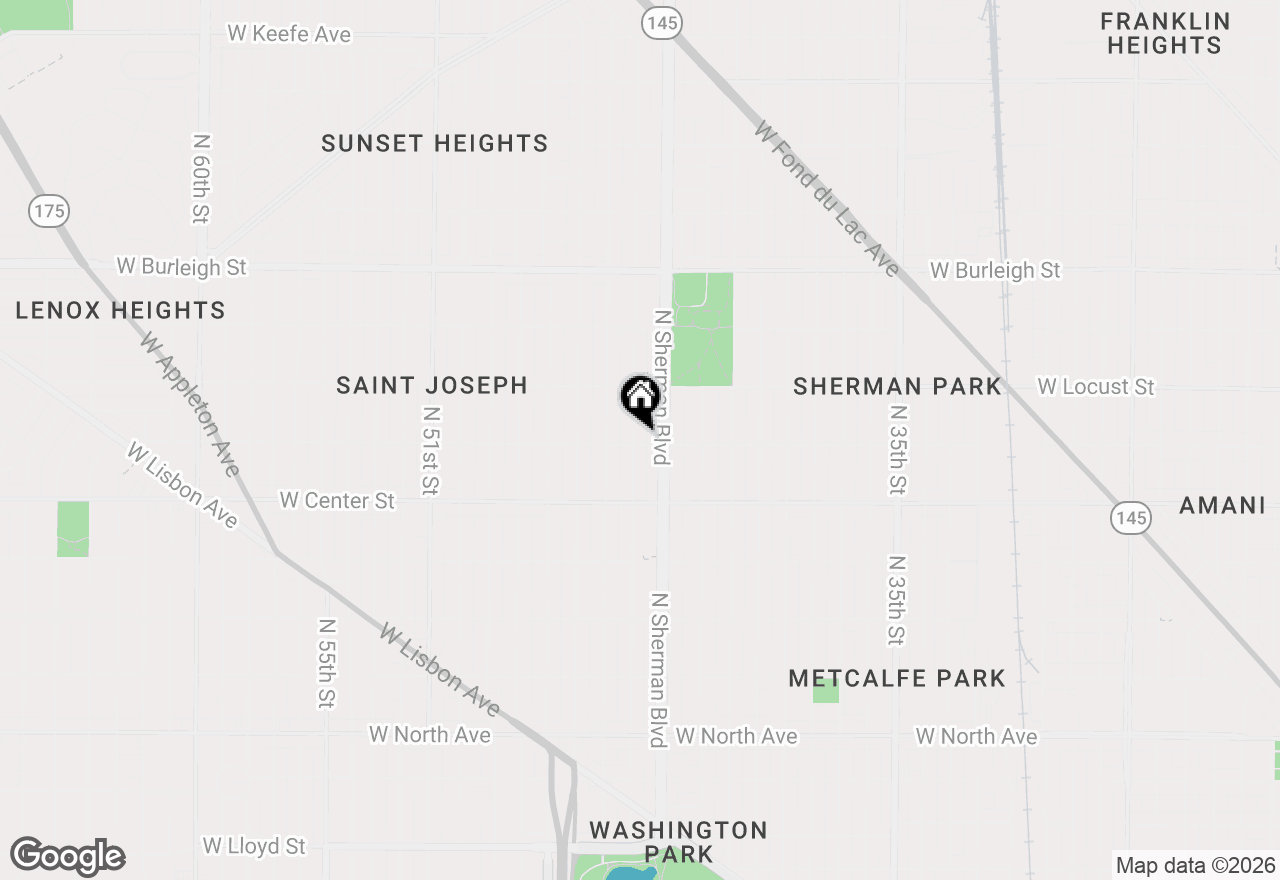 Map of 2804 N 44th St, Milwaukee, WI 53210