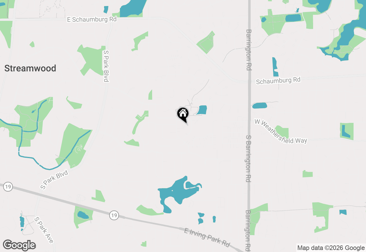 Map of 216 Ivy Court, Streamwood, IL 60107