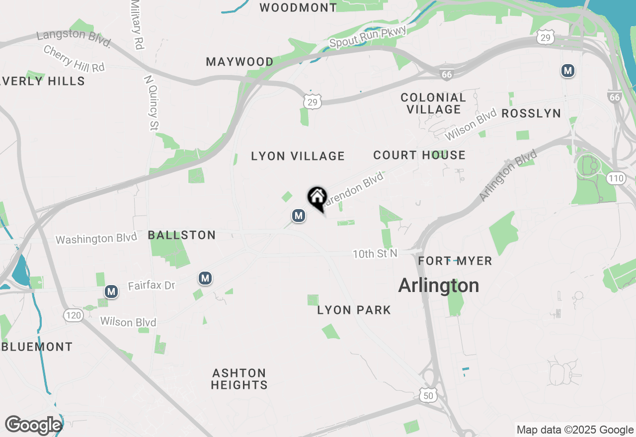 Map of 1205 N Garfield Street #905, Arlington, VA 22201