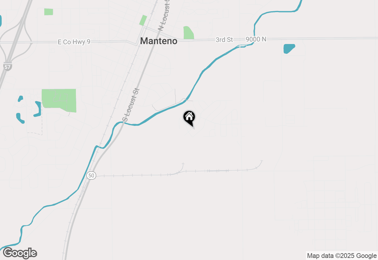 Map of 1181 Long Oak, Manteno, IL 60950