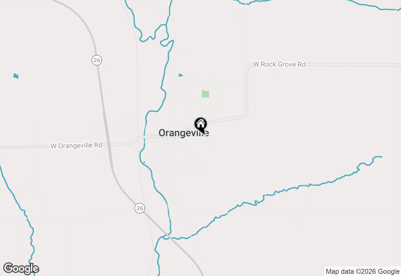 Map of 104 S Johnson, Orangeville, IL 61060