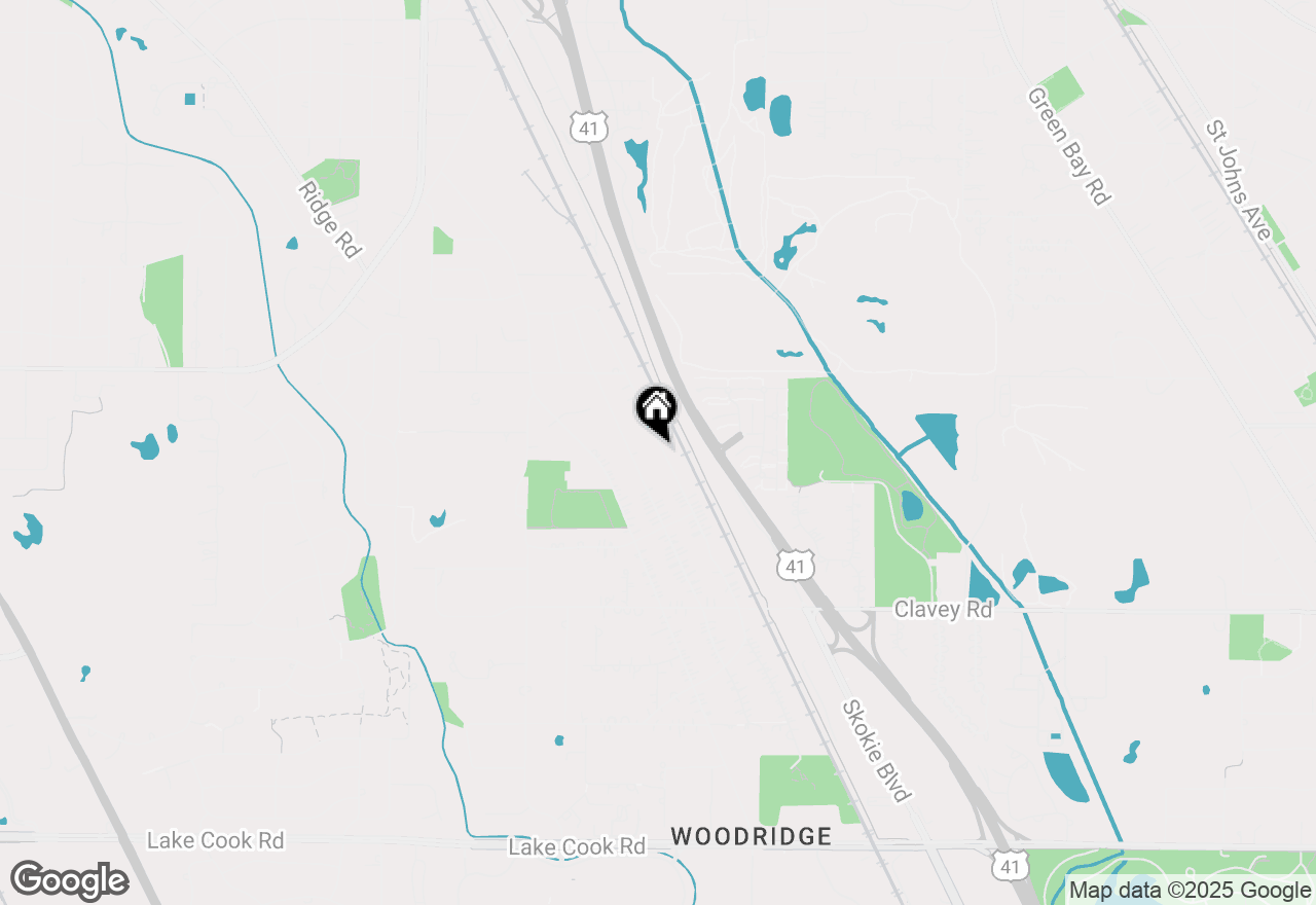 Map of 666 Barberry Road, Highland Park, IL 60035