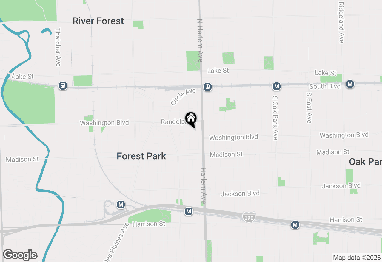 Map of 227 Elgin Avenue #3A, Forest Park, IL 60130