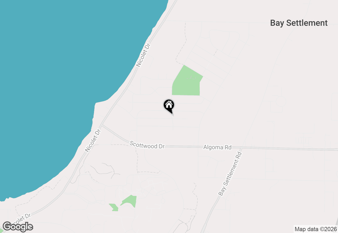 Map of 3433 Paula St, Green Bay, WI 54311