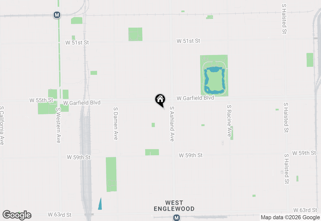 Map of 5537 S Paulina Street, Chicago, IL 60636