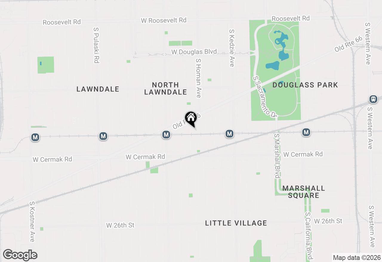 Map of 1940 S Trumbull Avenue, Chicago, IL 60623