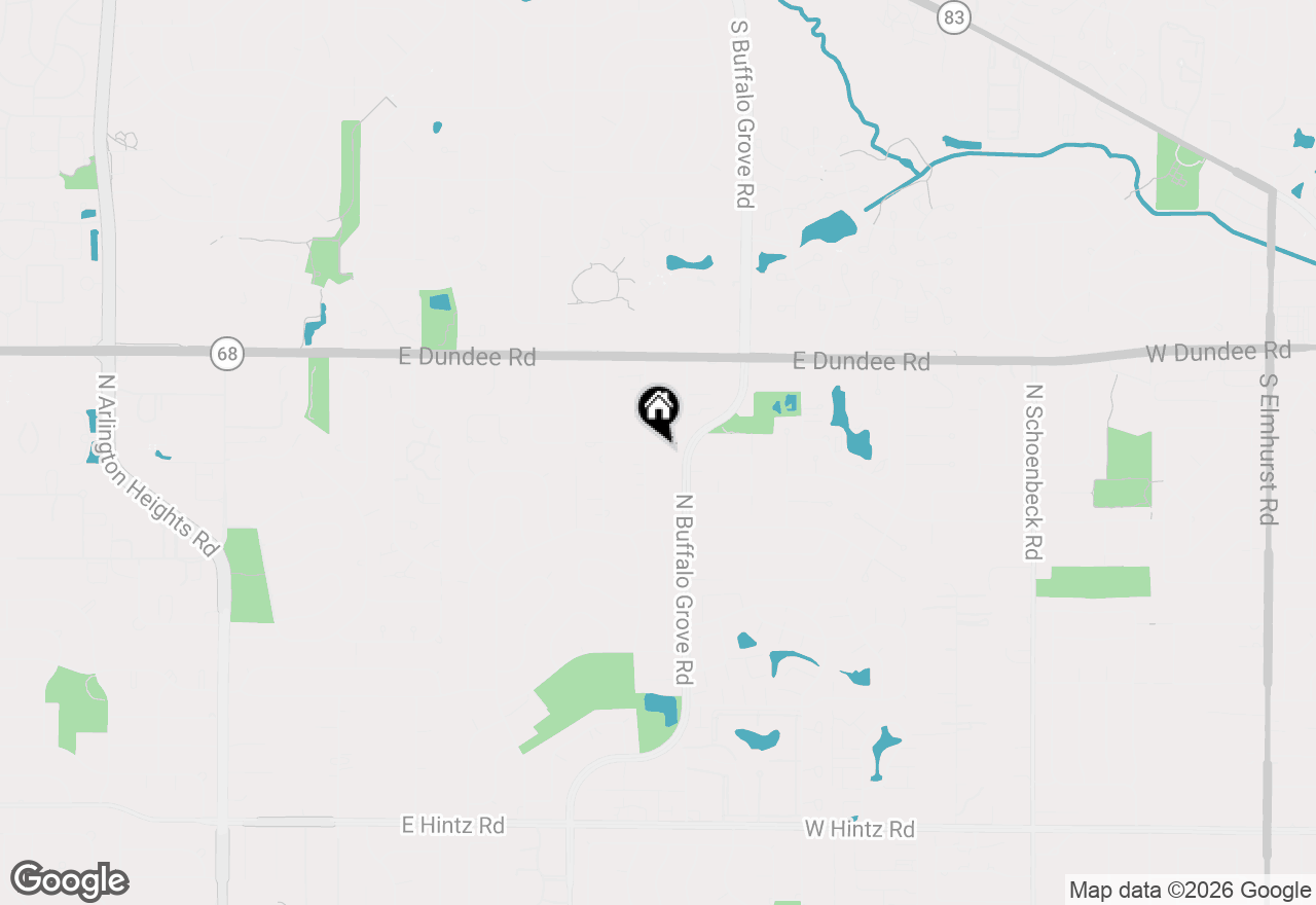 Map of 1635 Dun Lo Drive, Arlington Heights, IL 60004