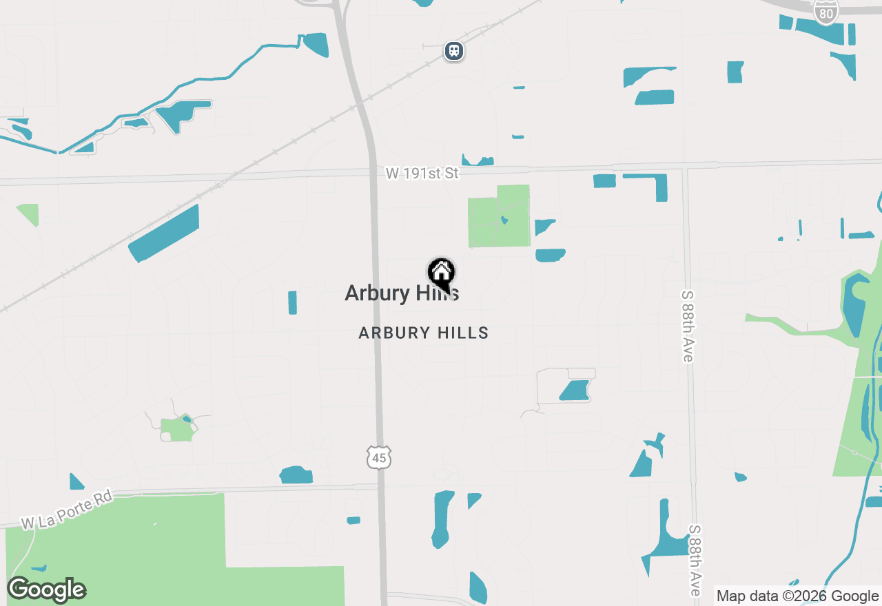 Map of 19416 Oak Street, Mokena, IL 60448