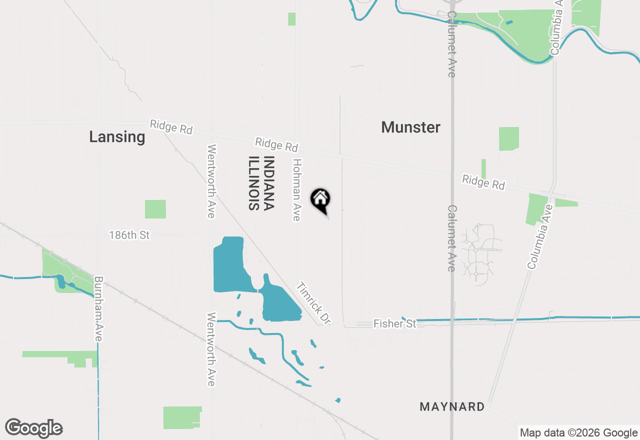Map of 241 Lawndale Drive, Munster, IN 46321