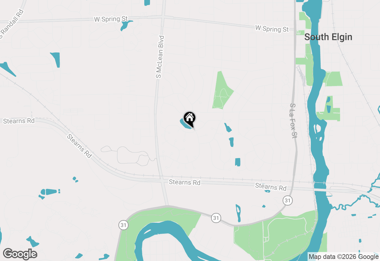 Map of 1024 N Camden Lane, South Elgin, IL 60177