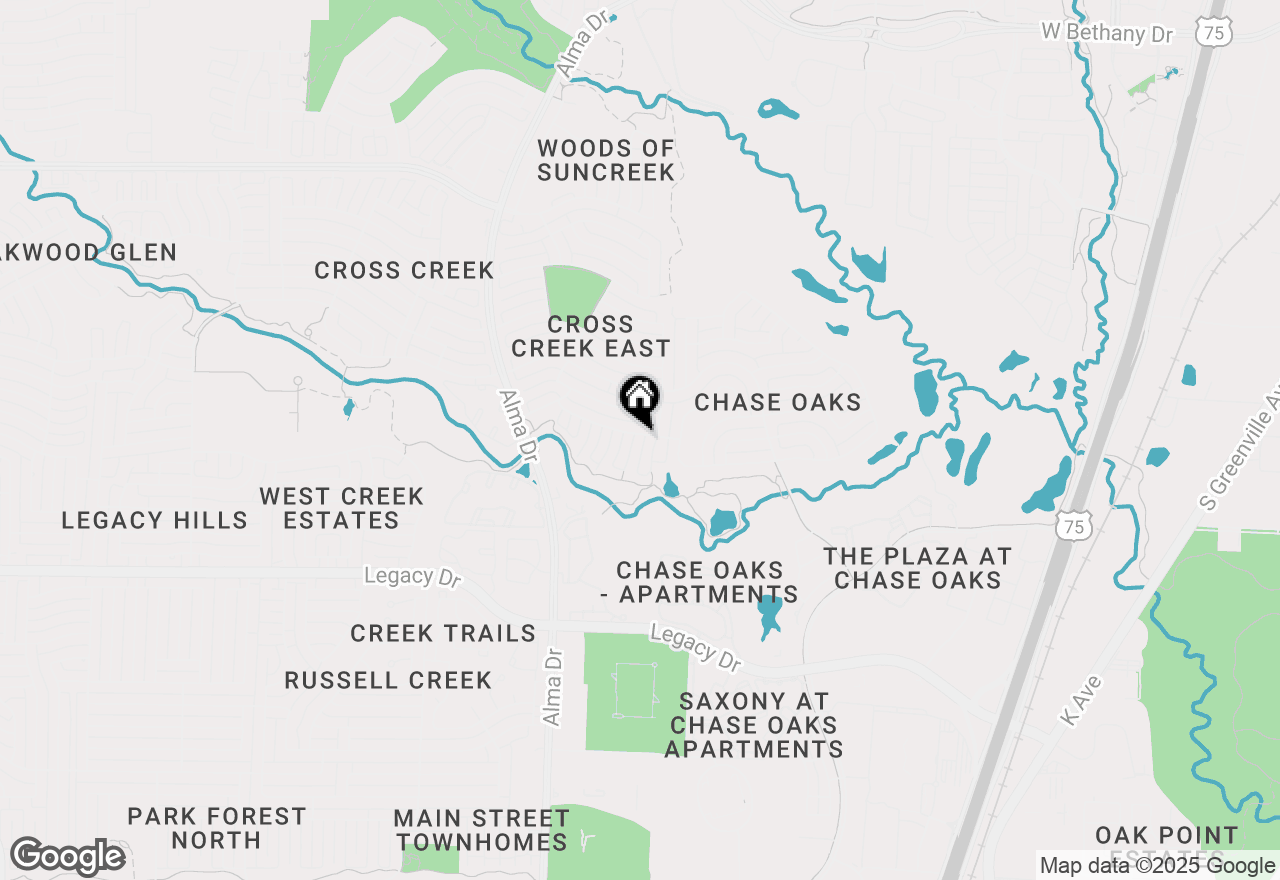 Map of 7324 Augusta Circle, Plano, TX 75025