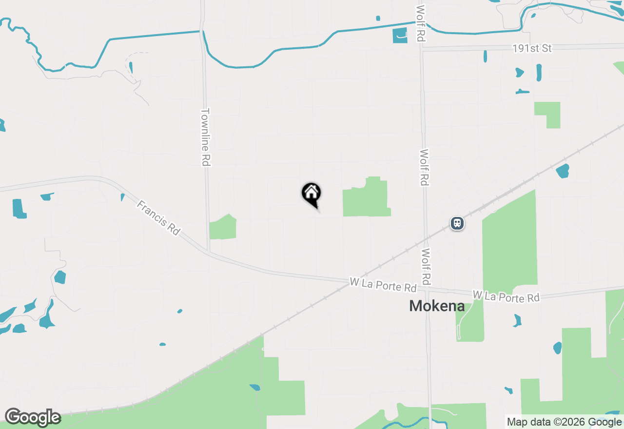Map of 11608 197th Street, Mokena, IL 60448