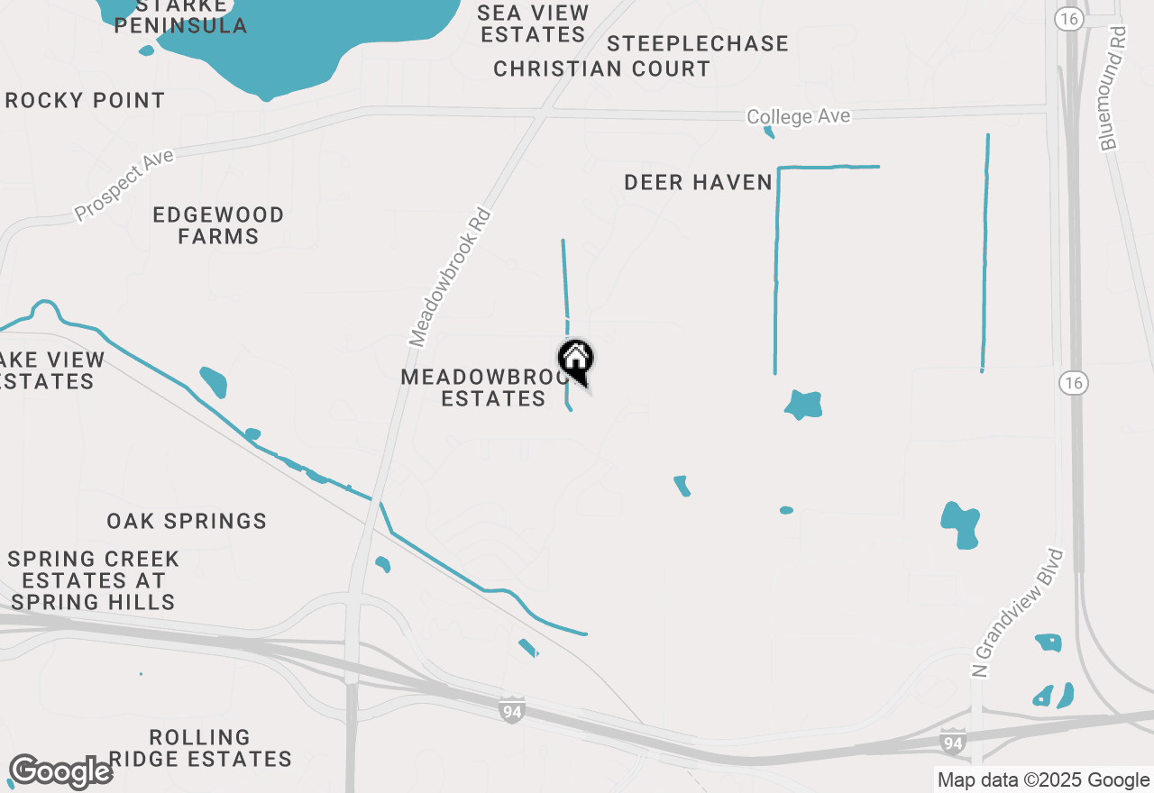 Map of W264N2031 Deer Haven Ct, Pewaukee, WI 53072