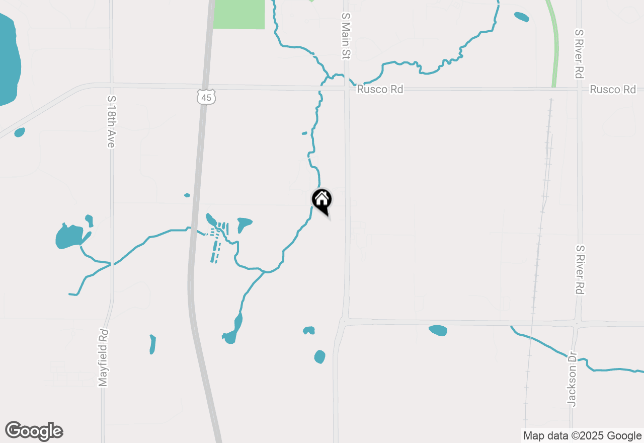 Map of 2929 Mile View Rd, West Bend, WI 53095