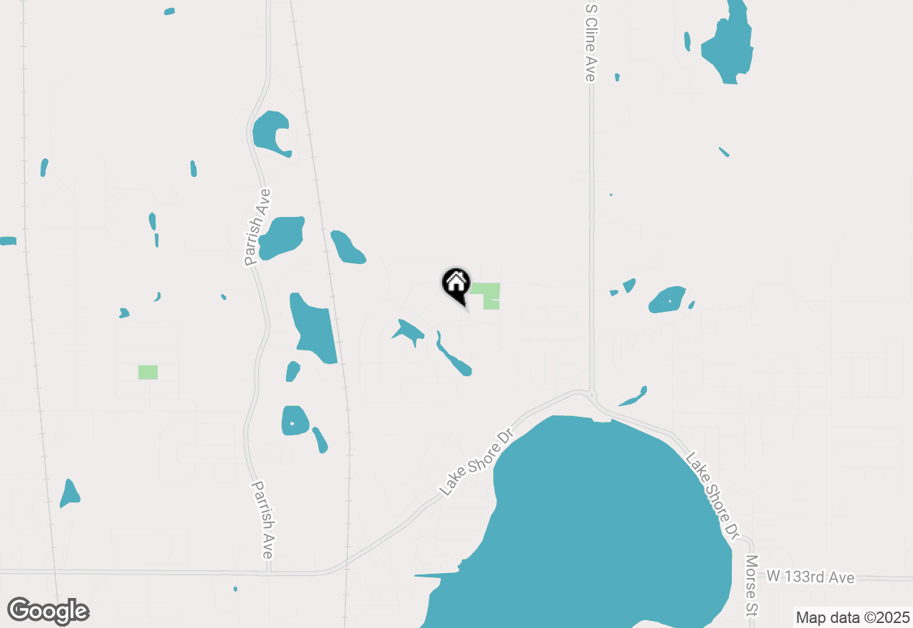 Map of 8500 Raven Way, Cedar Lake, IN 46303