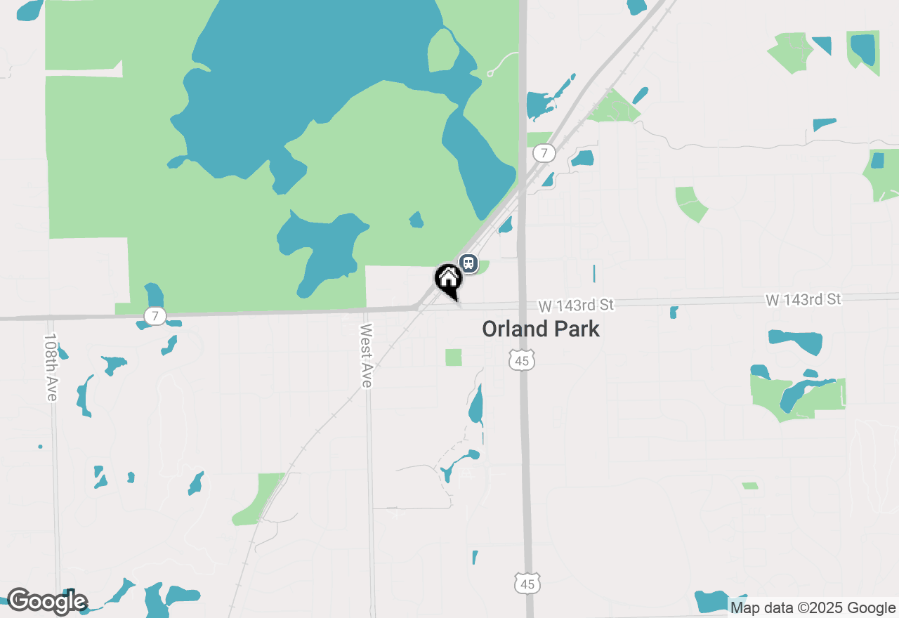 Map of 9771 W 143rd Street, Orland Park, IL 60462